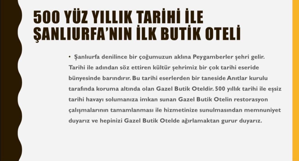 Gazel Butik Otel Sanlıurfa Buitenkant foto